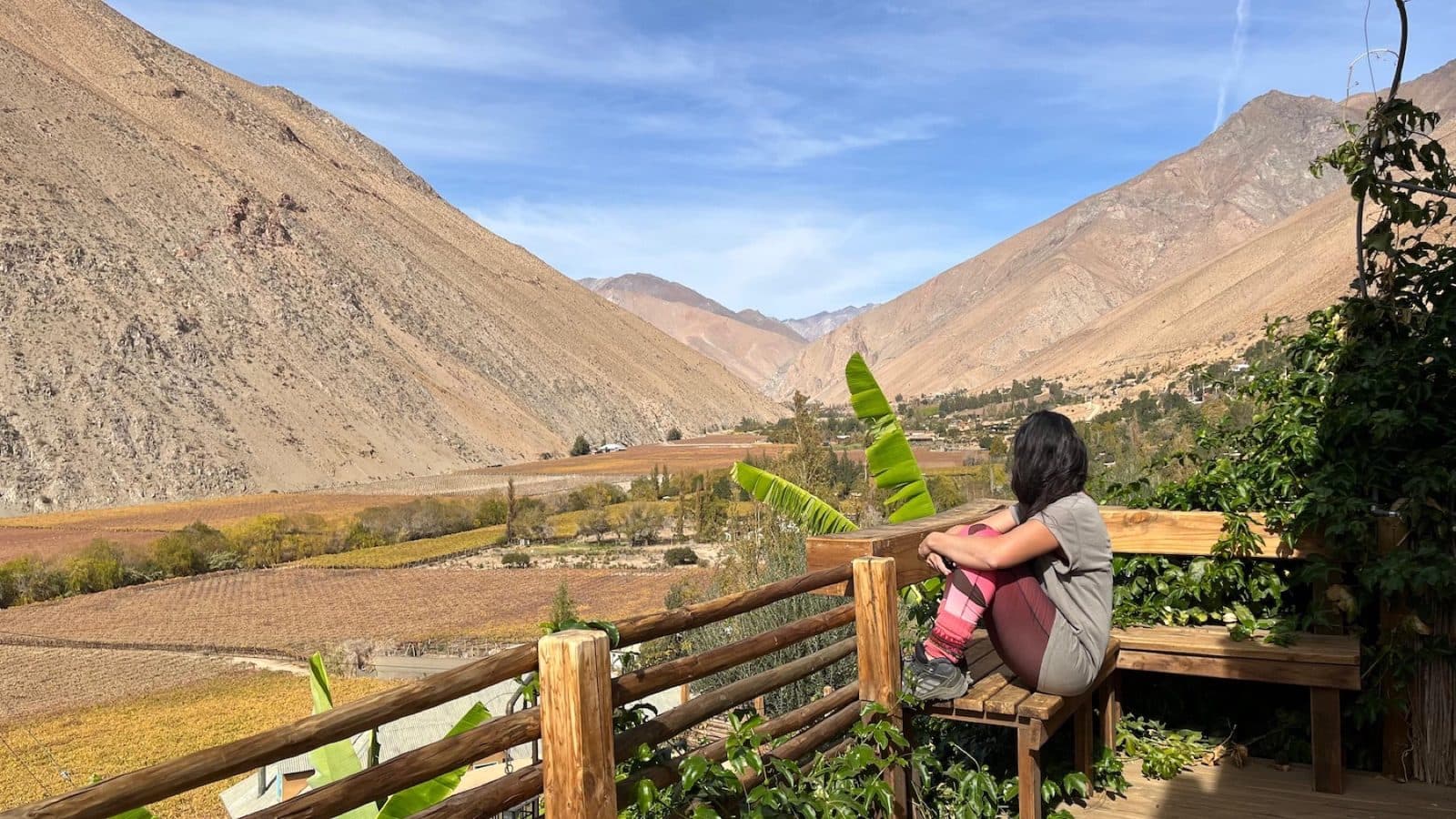Mirador sobre el valle desde el recinto